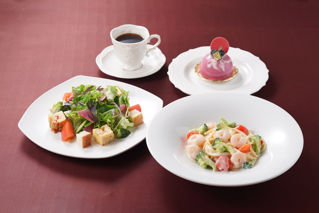 ランチメニュー カフェダイニング 道後 山の手マリアージュガーデン